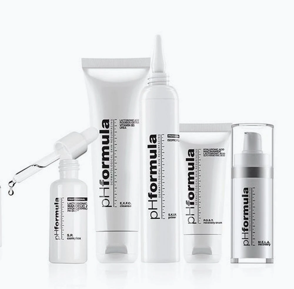 pHformula skin resurfacing products used at Skinglow Clinic